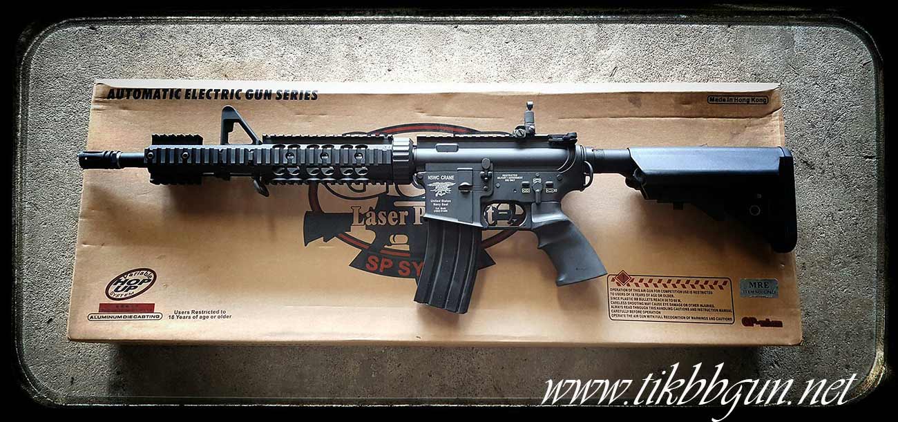 ปืนนอัดลมระบบไฟฟ้ารุ่น G andP MRE Airsoft AEG (Navy Seal) By Fubar Edition!!