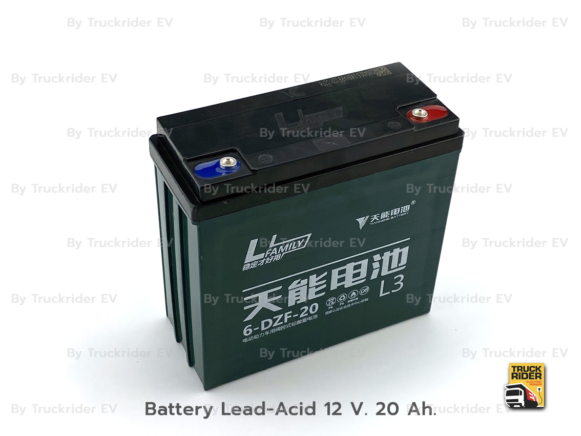 Battery 12 v. 20 Ah.