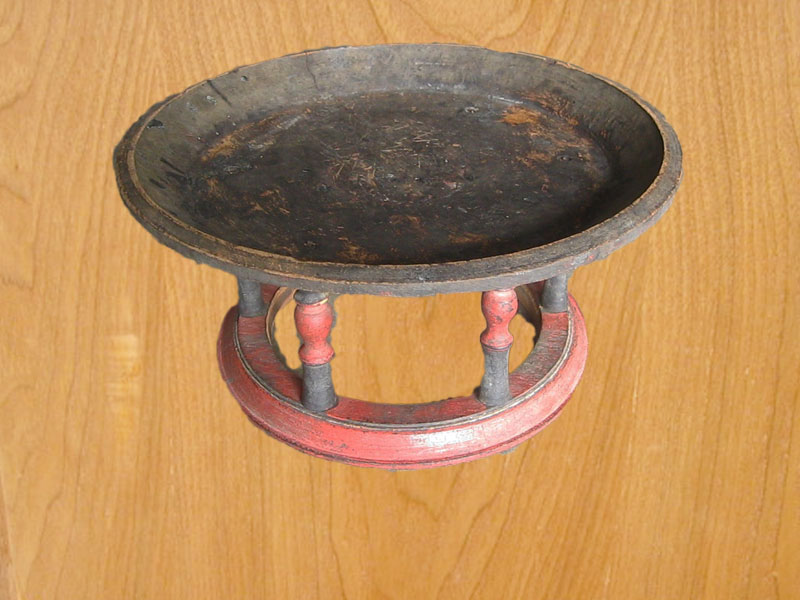 ขันโตกไม้สัก โบราณ (4508)