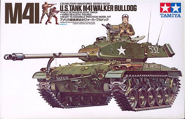 รถถัง US TANK M41 Walker (1/35) Tamiya (TA35055 )