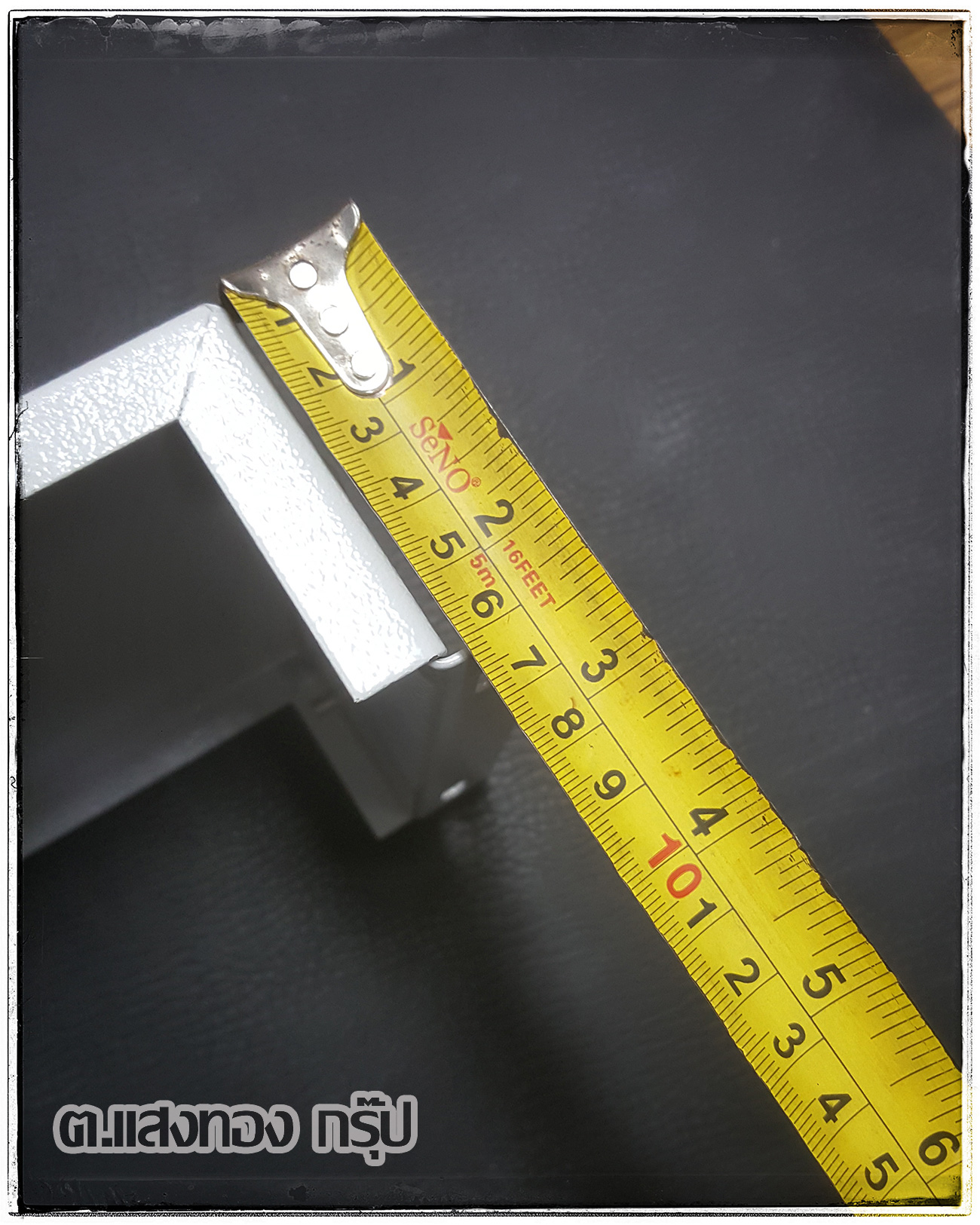 ขารองเบเกอร์ แบบปรับระดับได้ สีเทาอ่อนย่น สำหรับ XT5N วางเดี่ยว