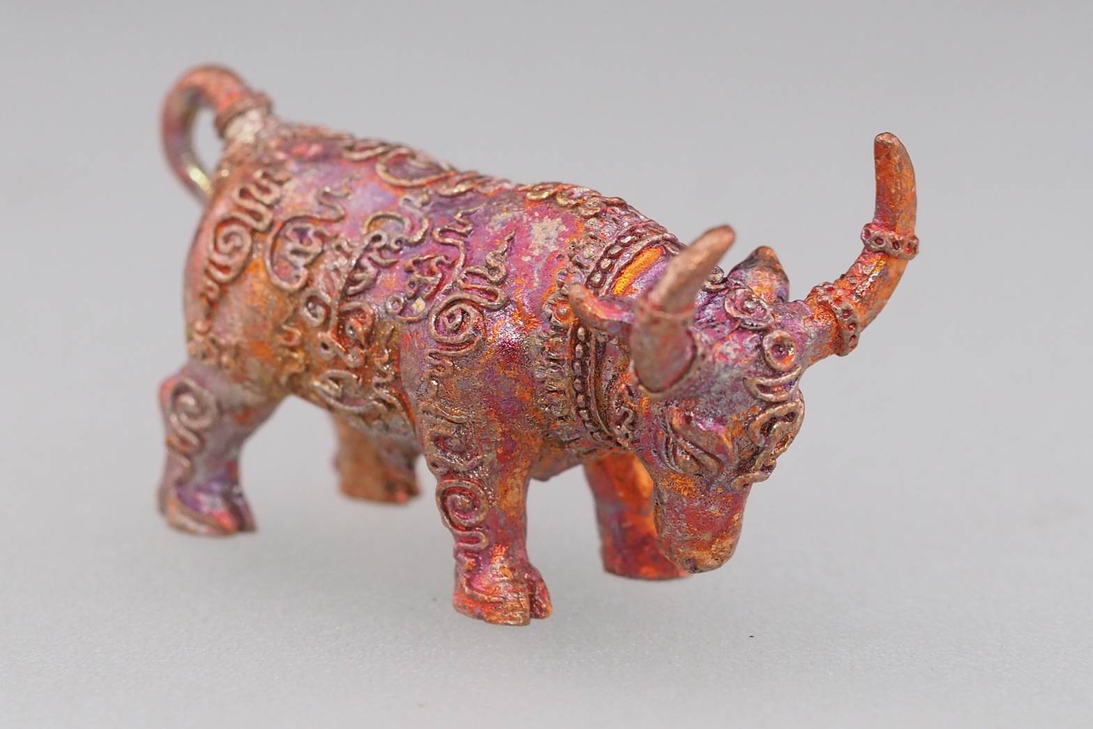 มหิงสาโภคทรัพย์ เนื้อทองแดง หลวงพ่อสนั่น สุนันโท วัดกลางราชครูธาราม อ.วิเศษชัยชาญ จ.อ่างทอง