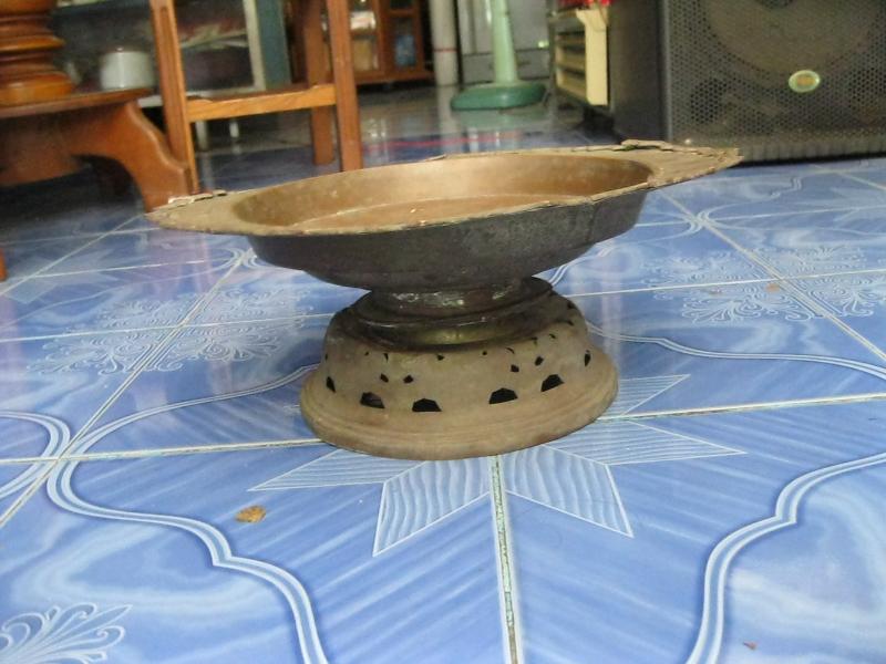 พานทองแดง โบราณใหญ่ (4103)