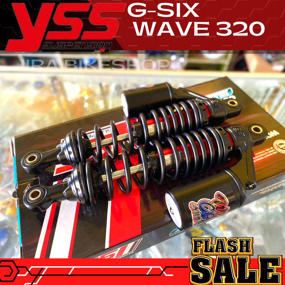 โช๊คyssแท้ (แก๊สแท้) G-Six G-SIX โช๊คหลังแต่ง WAVE ทุกรุ่น WAVE100S, WAVE125R, S, X, WAVE125i, WAVE125ปลาวาฬ YSS แท้100%