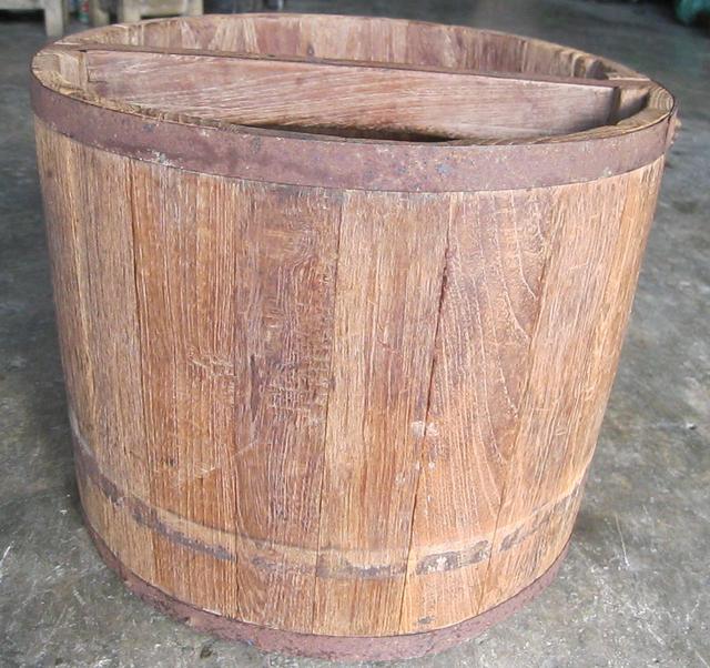 ถังไม้สักตวงข้าว 20ลิตร (4509)