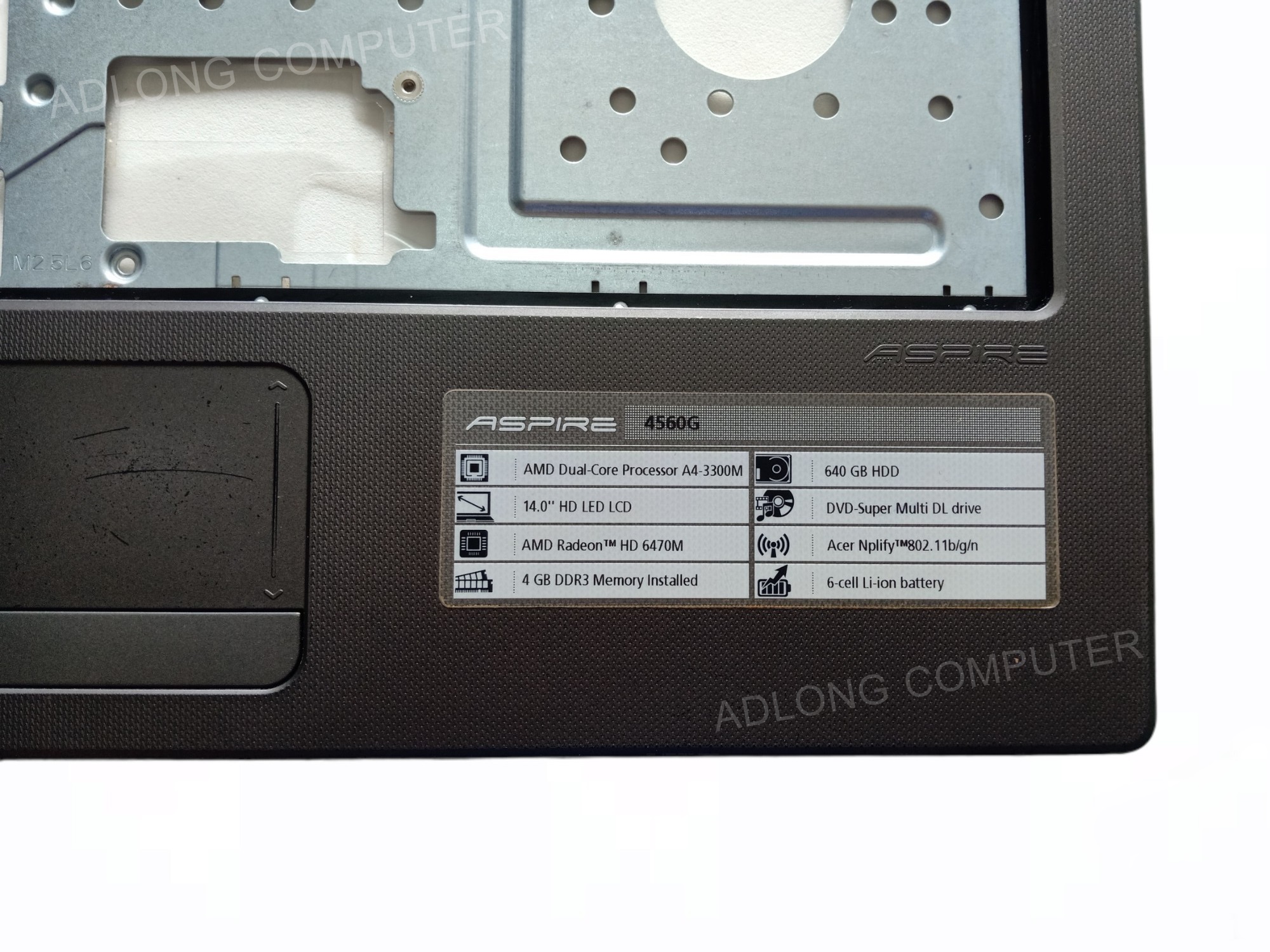 บอดี้บนโน๊ตบุ๊ค Acer aspire 4560