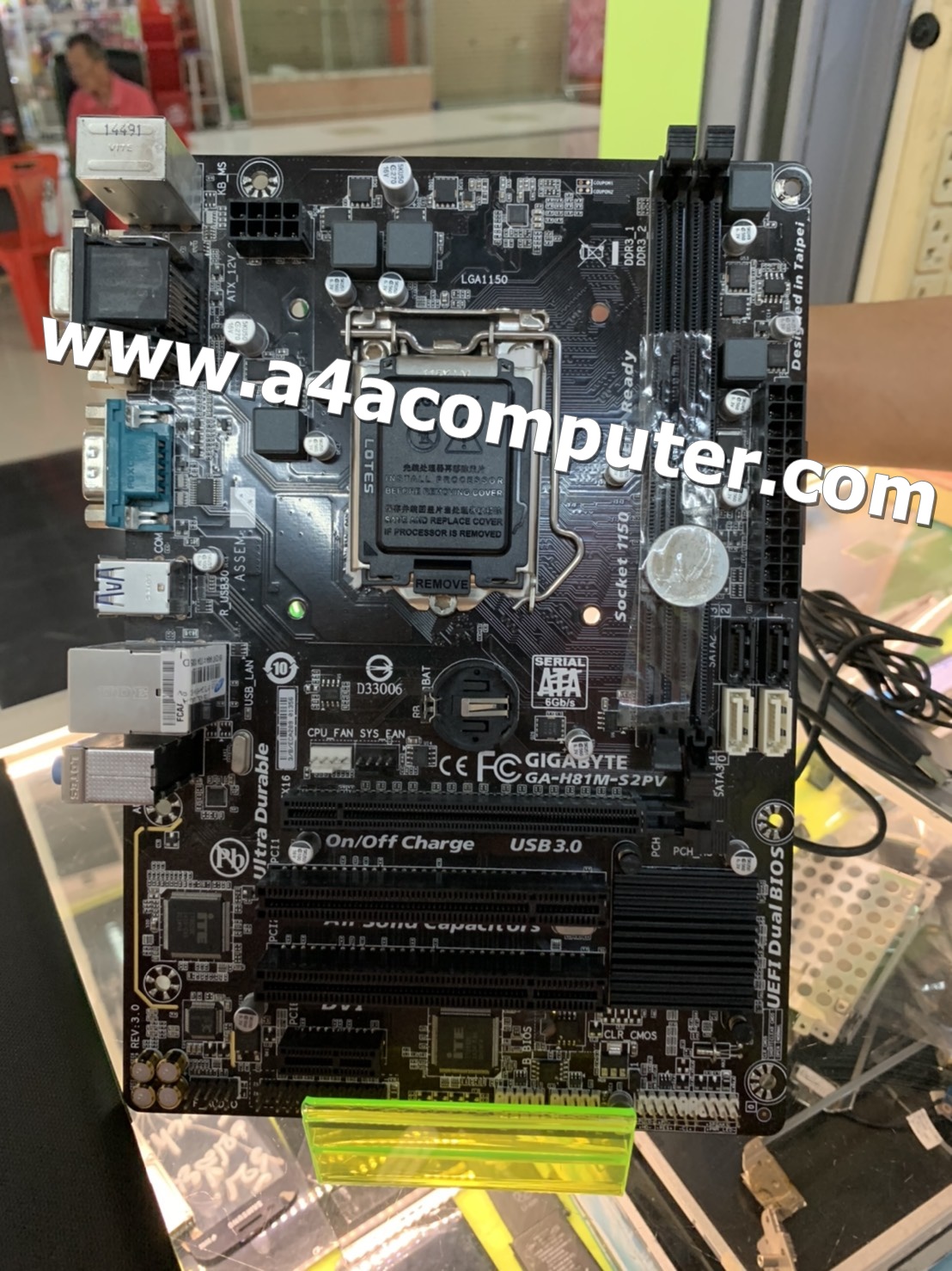 เมนบอร์ด 1150 GIGABYTE H81M-S2PV มือสอง