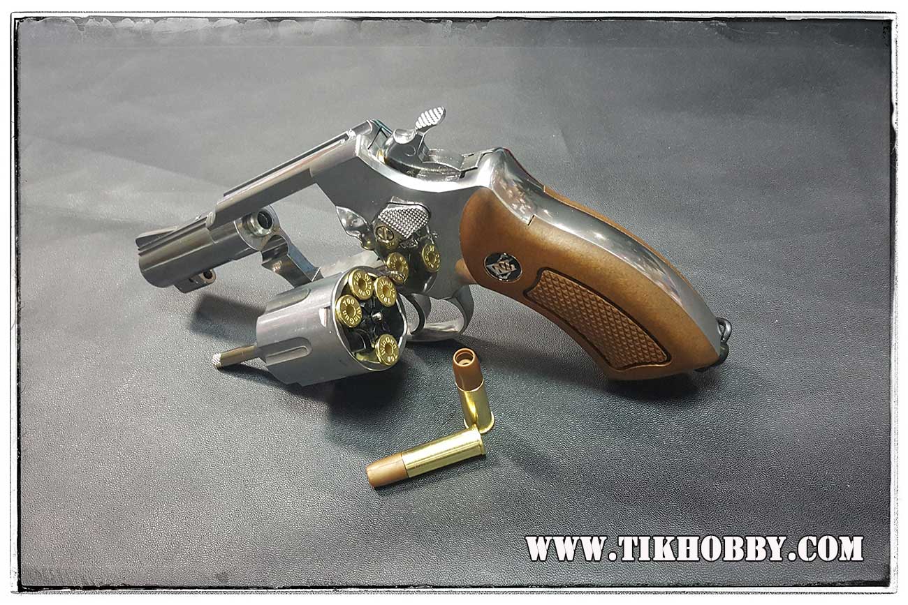 ปืนลูกโม่ Wingun731 Silver ขนาด2.5นิ้ว ไม่ยิงลาย ราคาปกติ