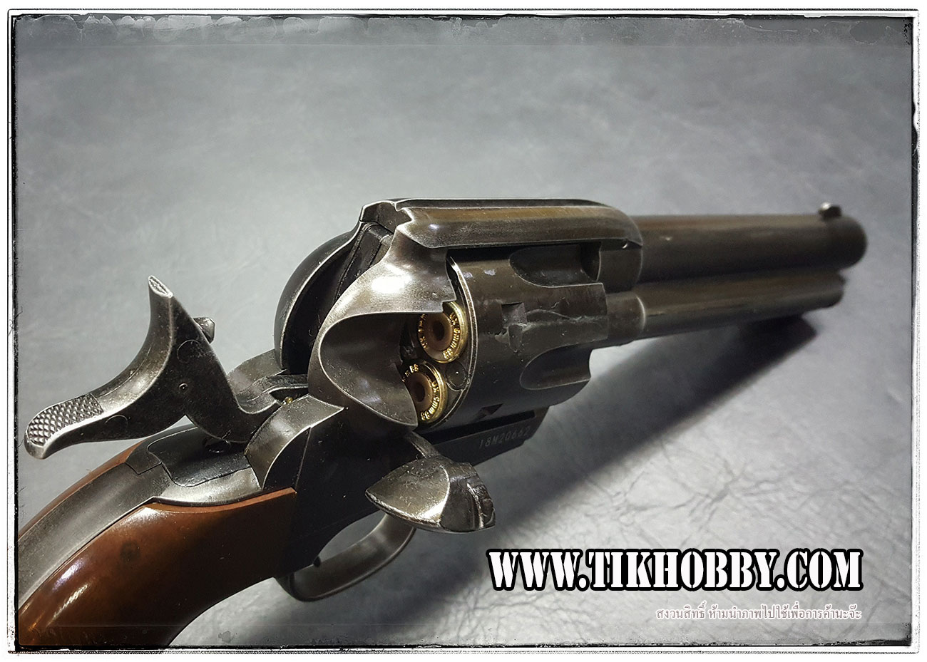 ปืนลูกโม่คาวบอย Colt SAA สีดำ ระบบ Co2
