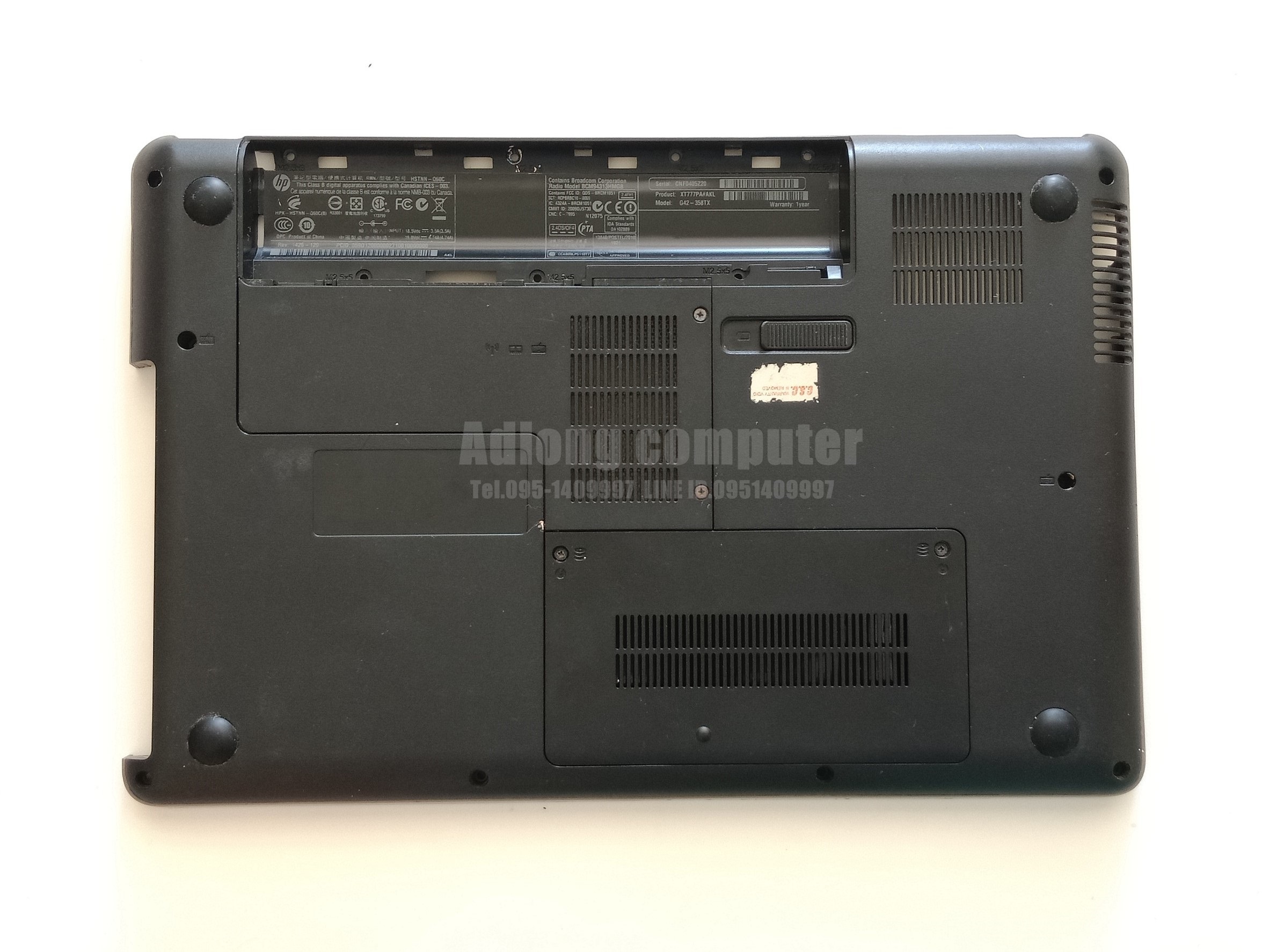บอดี้ล่างโน๊ตบุ๊ค HP CQ42