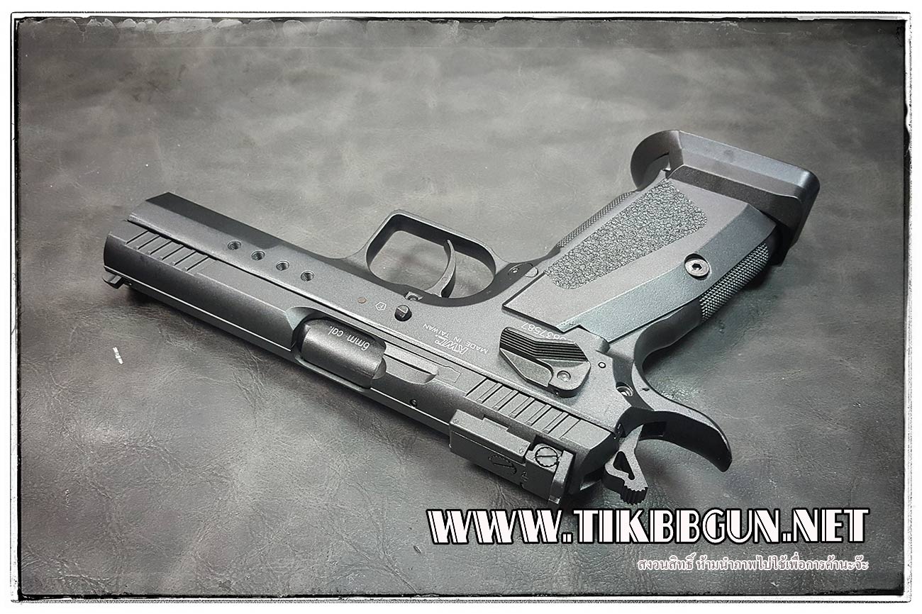 ปืนระบบแก๊สโบลว์แบ๊ค รุ่น CZ75 TAC. ระบบCo2 KWC