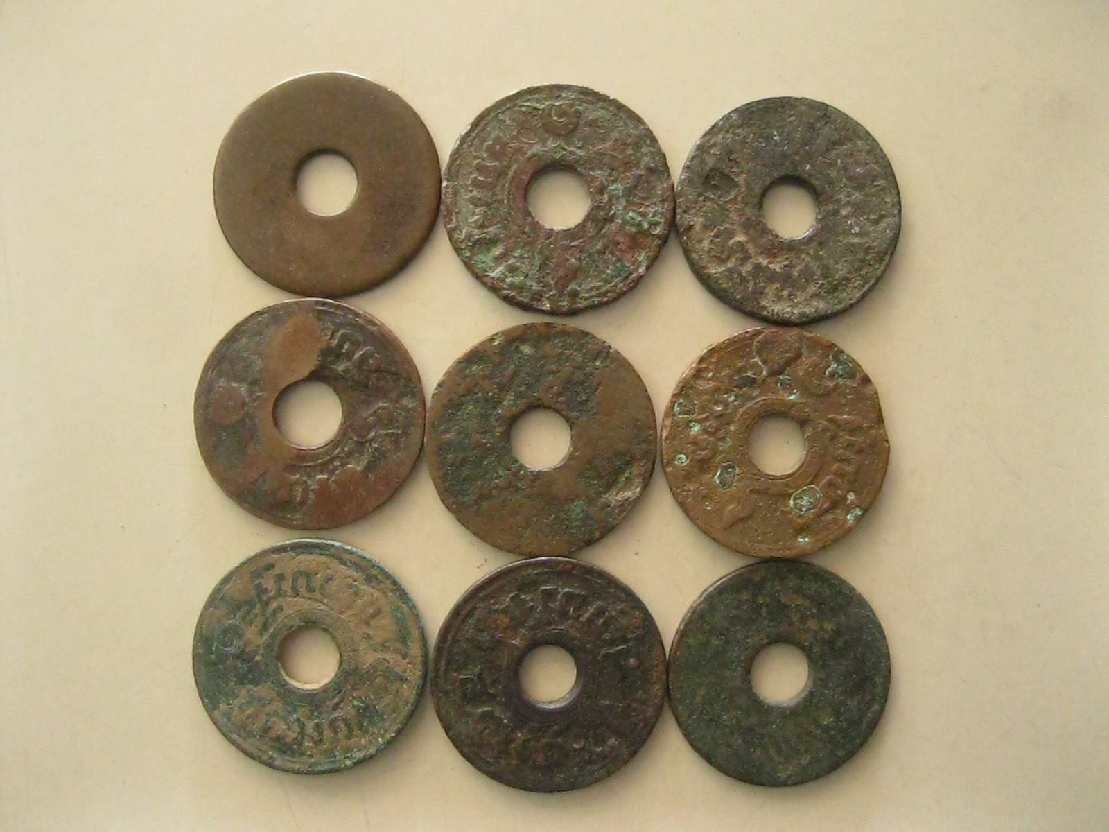 เหรียญสะสม 9เหรียญ (3144)