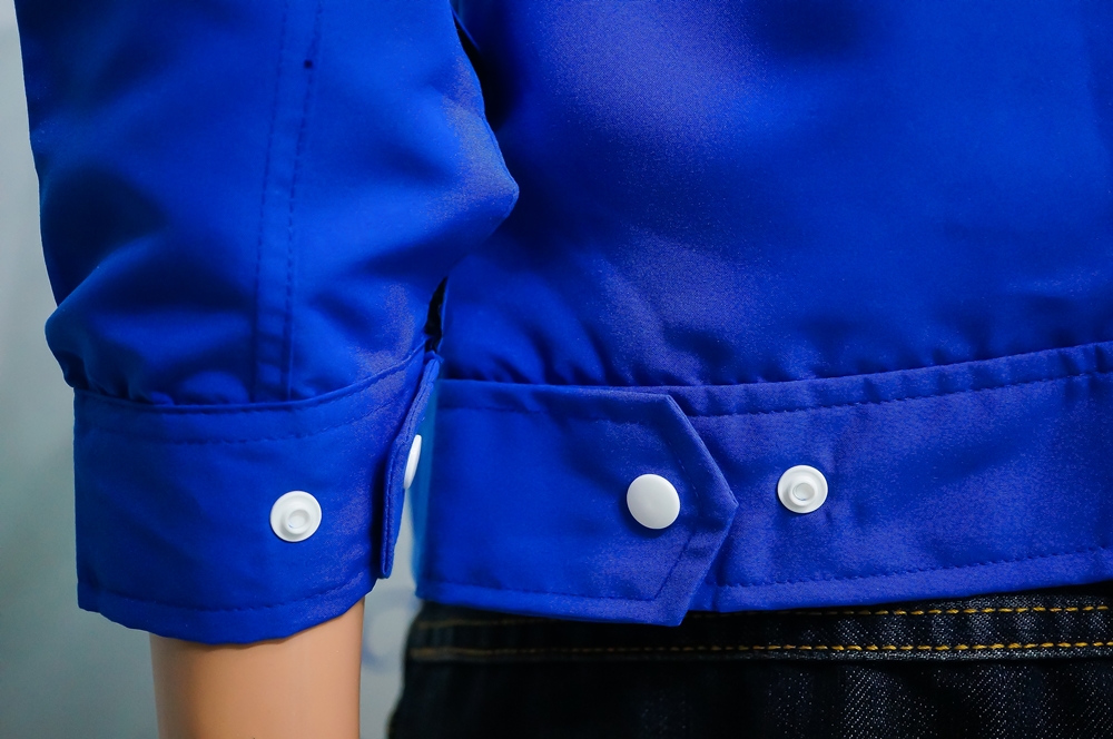 Casual Jacket เสื้อแจ็คเก็ตลำลองสีน้ำเงินสไตล์สปอร์ต