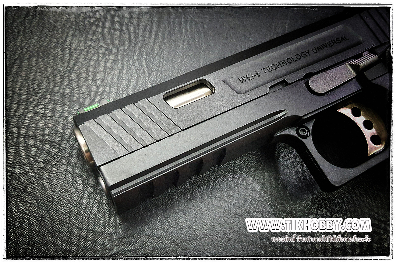 ปืนสั้นระบบแก๊สโบลว์แบล็ค รุ่น Hicapa 4.3 ALLOSAURUS สีดำ WE