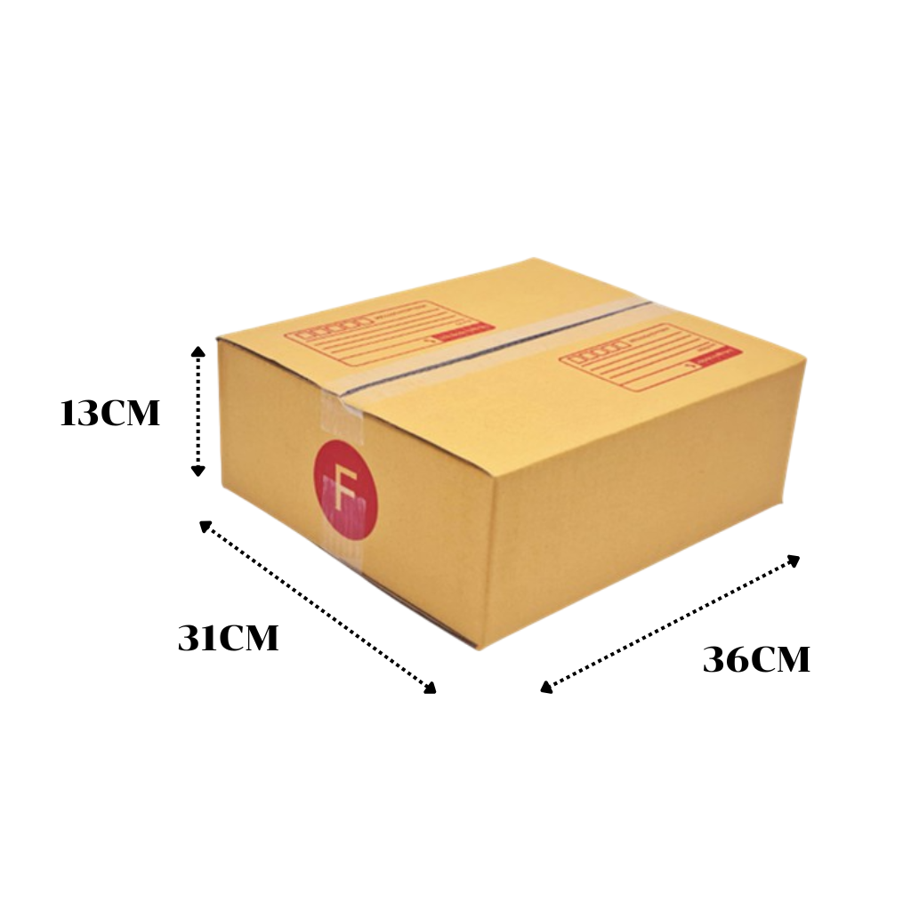 กล่องพัสดุ Fล ขนาด 13x31x36ซม. 1มัด20ใบ