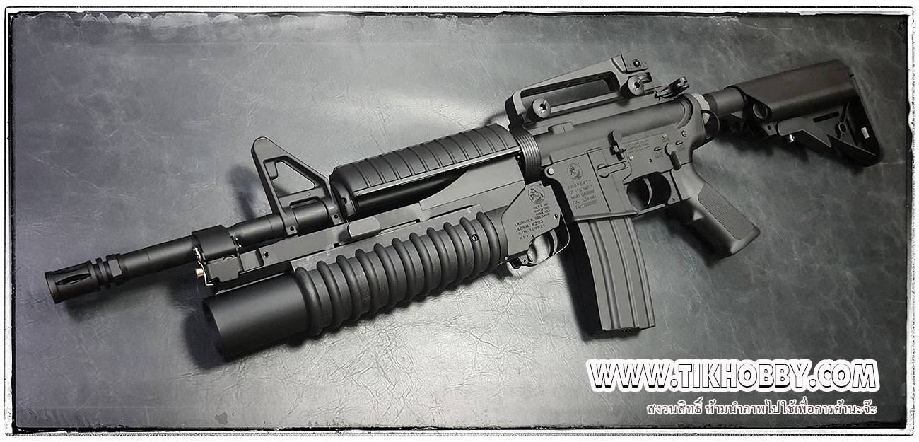 ปืนไฟฟ้า จาก E&C รุ่น 701S4 CyberGun หรือ M4A1+M203