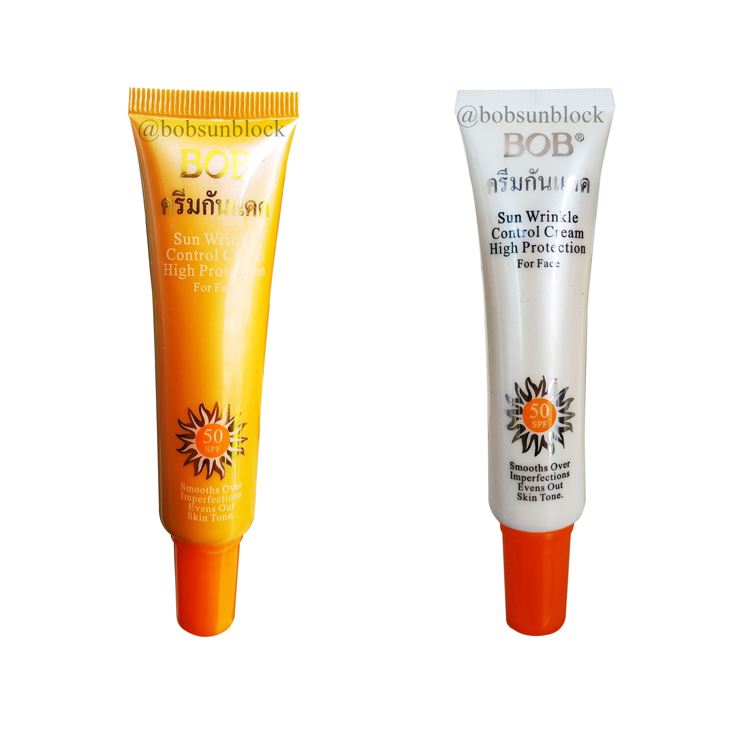 ฺBOB ครีมสกันแดด For Face Sunblock Foundation 25g.บีโอบี ครีมกันแดดสำหรับใบหน้า บีโอบีกันแดด ครีมกันแดด กันแดดหน้า