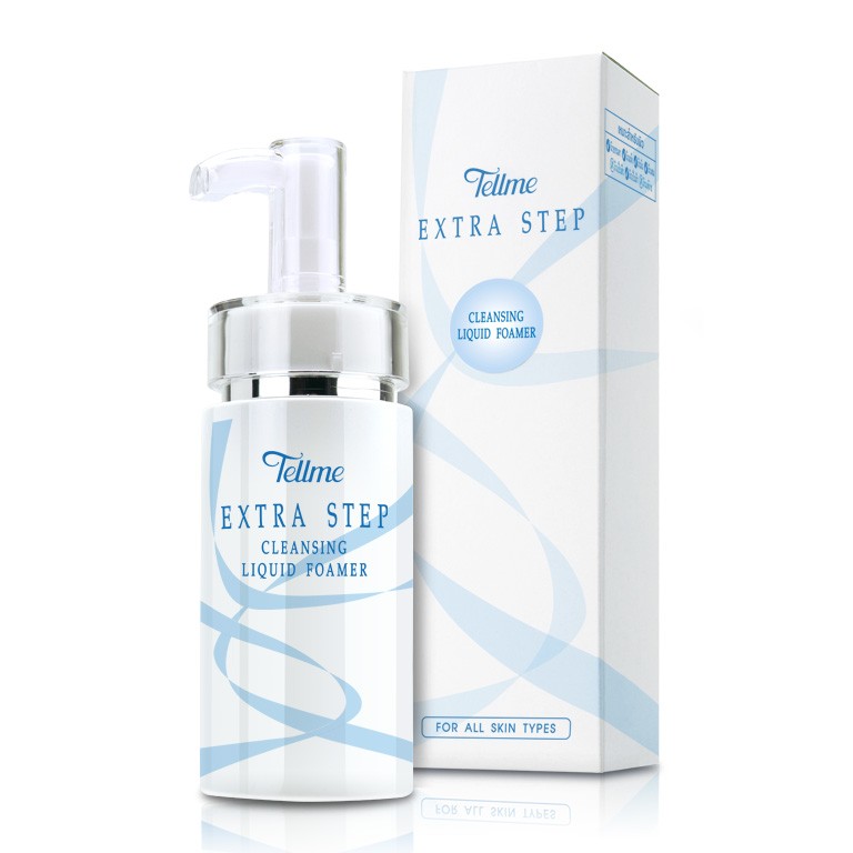 เอ็กซ์ตร้าสเตป ลิขวิดโฟมเมอร์ โฉมใหม่ TELLME EXTRA STEP CLEANSING LIQUID FOAMER