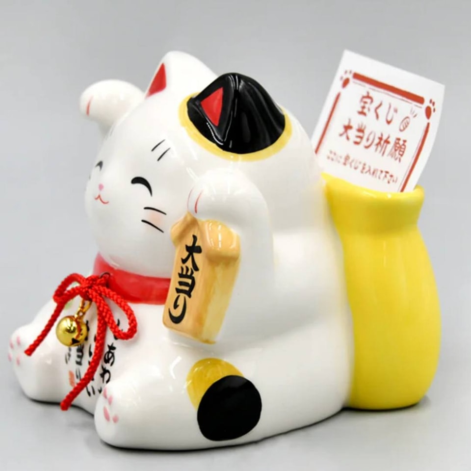 [พร้อมส่ง] แมวกวักญี่ปุ่น นำพาความโชคดี มีรางวัลใหญ่ ได้เลขเด็ด ถูกลอตเตอรี่ มีโชคลาภ มั่งคั่ง ร่ำรวย