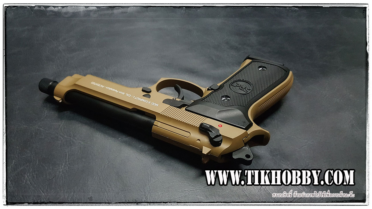 ปืนสั้นระบบแก๊สโบลว์แบล็ค รุ่น M92 สี OD จาก SRC