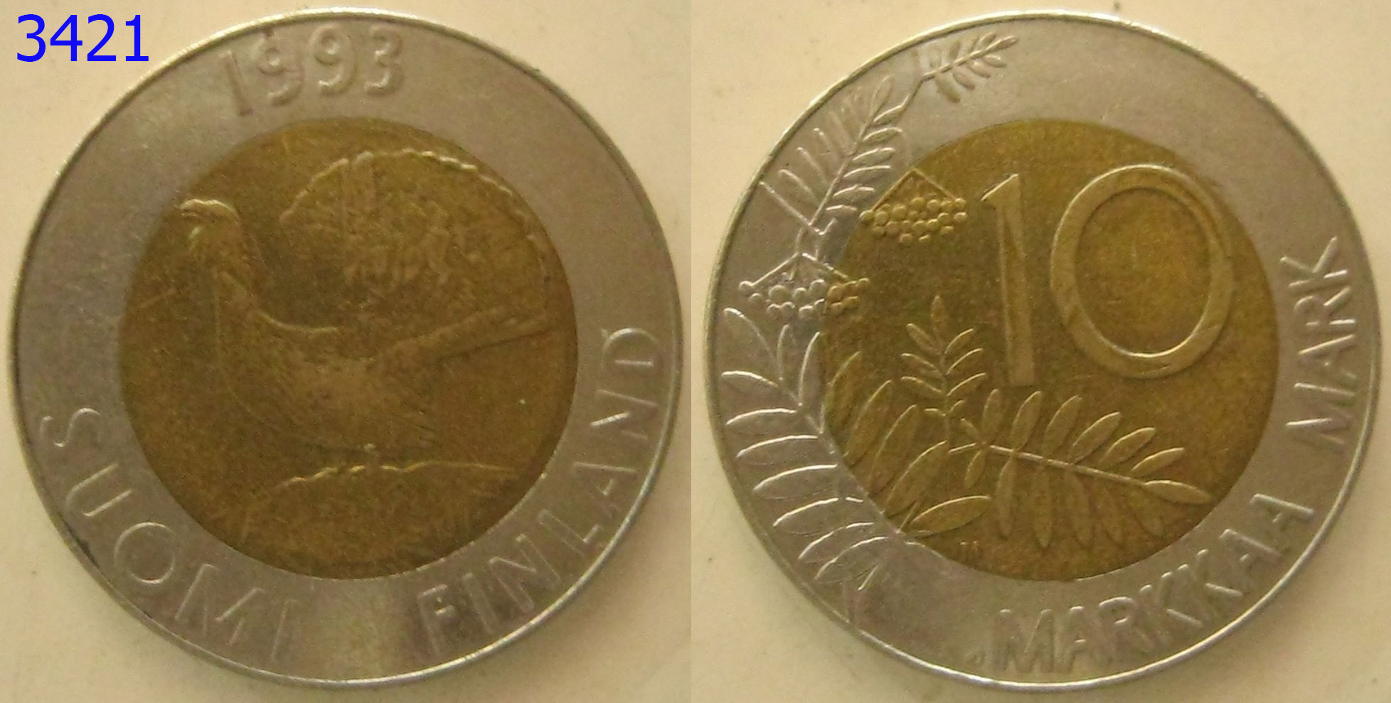 เหรียญต่างประเทศ เหรียญสะสม 2สี ปี 1993 (3421)