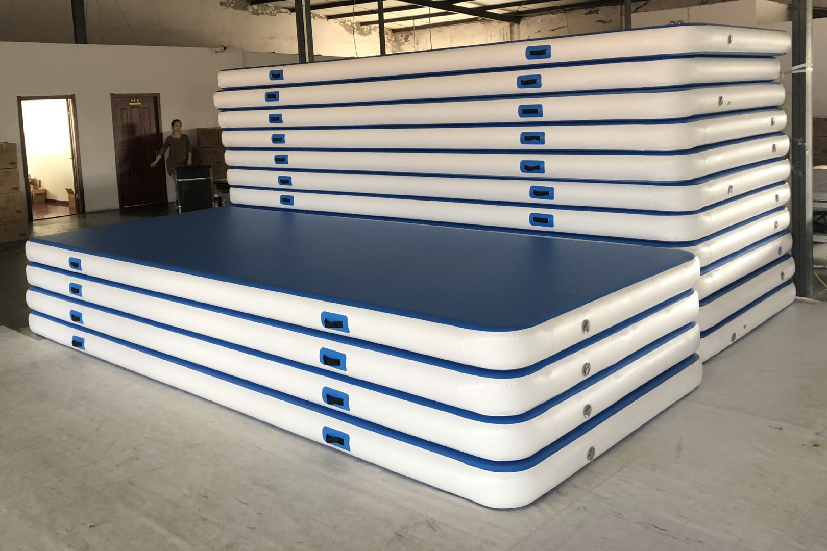 เบาะเทควันโด Taekwondo ขนาด กว้าง 1 เมตร ยาว 3 เมตร หนา 10 cm [gimnastics gymnast tumbled mat air floor rhythmic gymnastics mats Tumbling inflatable air track]