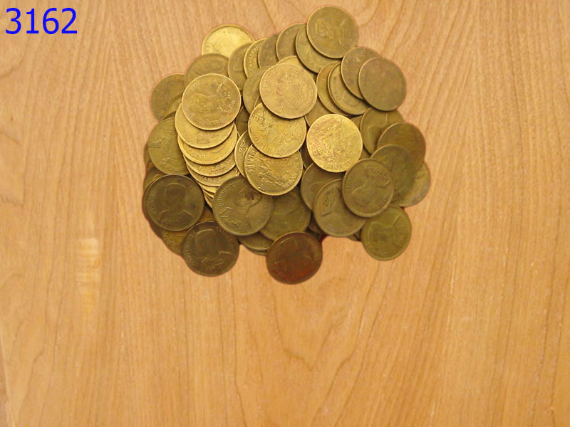 เหรียญ25สตางค์ปี2500เนื้อทองเหลือง (3162)