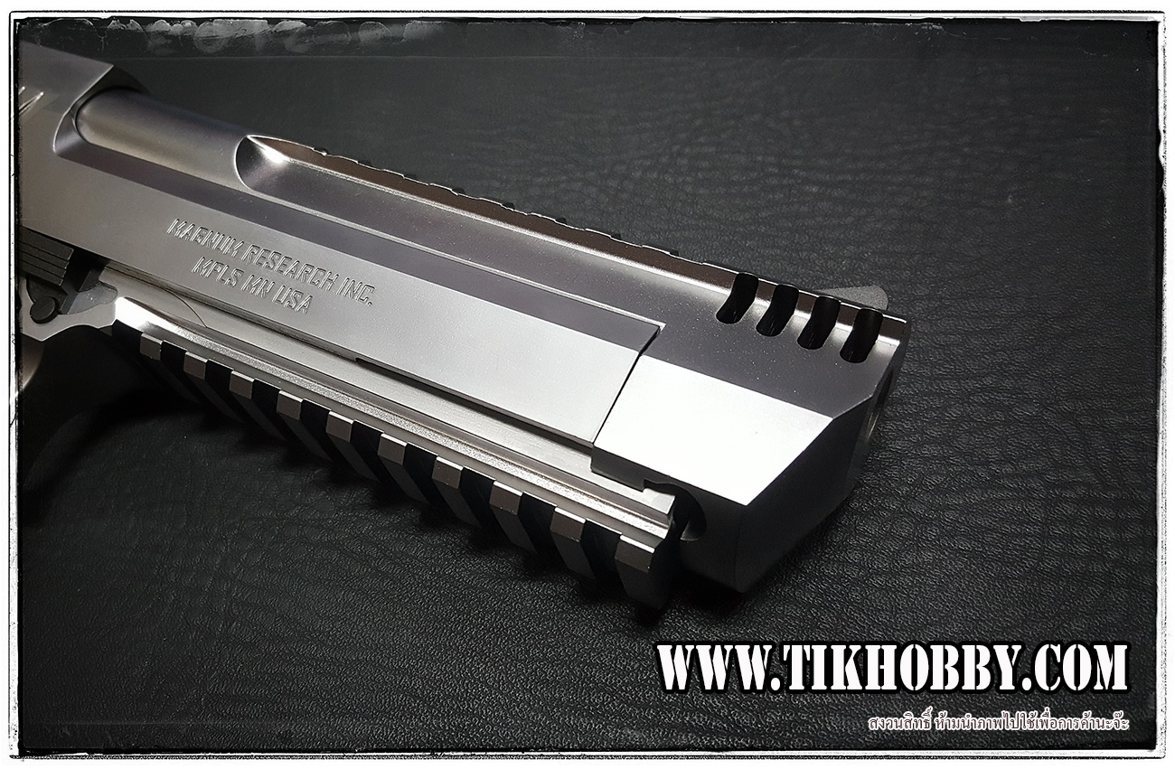 ปืนสั้นระบบแก๊สโบลว์แบล็ค รุ่น Desert Eagle L6 CyberGun สีเงิน ระบบแก๊สทั่วไป