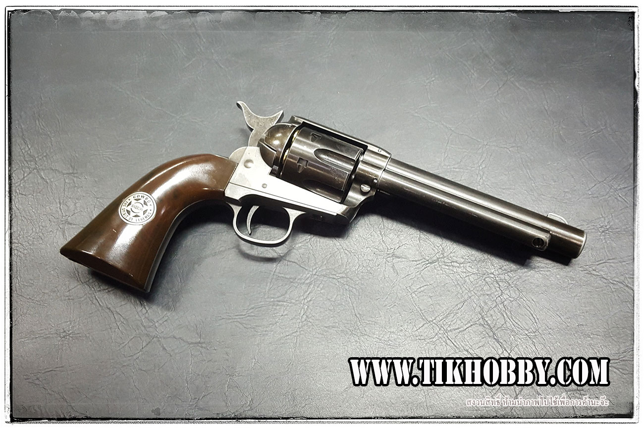 ปืนลูกโม่คาวบอย Colt SAA สีดำ ระบบ Co2