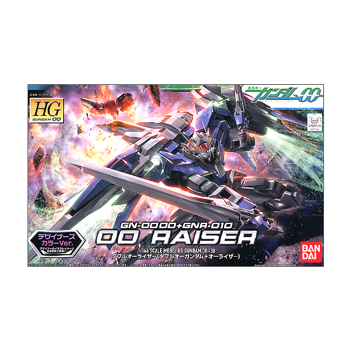 1/144 HG 00 RAISER (00 GUNDAM + 0 RAISER) DESIGNER'S COLOR VER