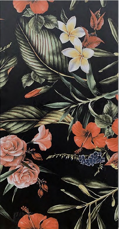 กระเบื้องภาพชุดลายดอกไม้ใบไม้ 60x120cm ทรอปิคอลดรีม3-B (TROPICAL DREAM3-B)