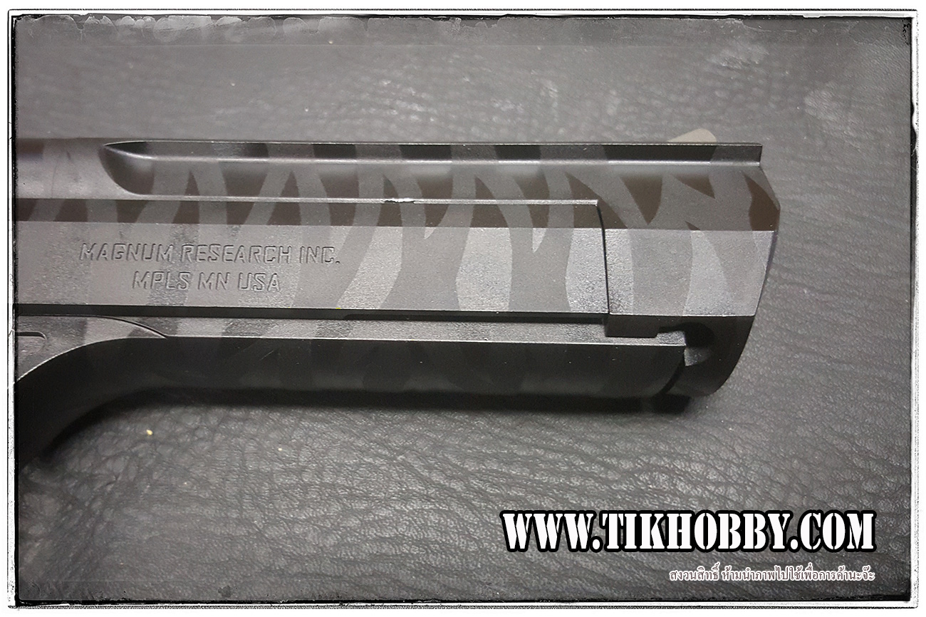 ปืนสั้นระบบแก๊สโบลว์แบล็ค รุ่น Desert Eagle ลาย Tiger CyberGun สีดำ ระบบแก๊สทั่วไป