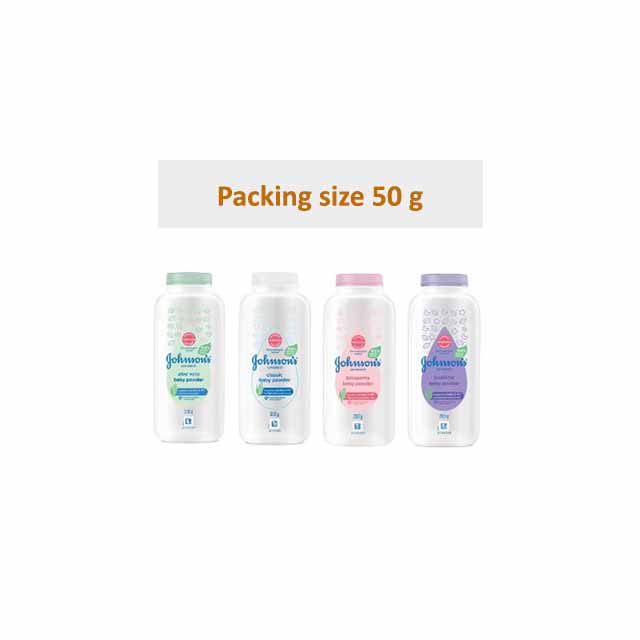 Baby powder johnson & johnson size 50 g