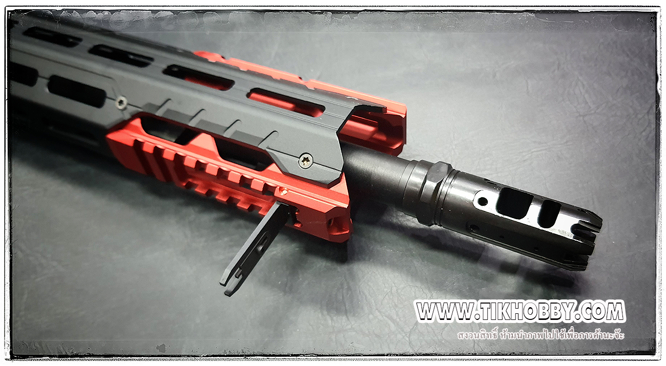 E&C 339 S2 RED ปืนอัดลมไฟฟ้า จาก E&C Stirke Industries -GRIDLOK 15"