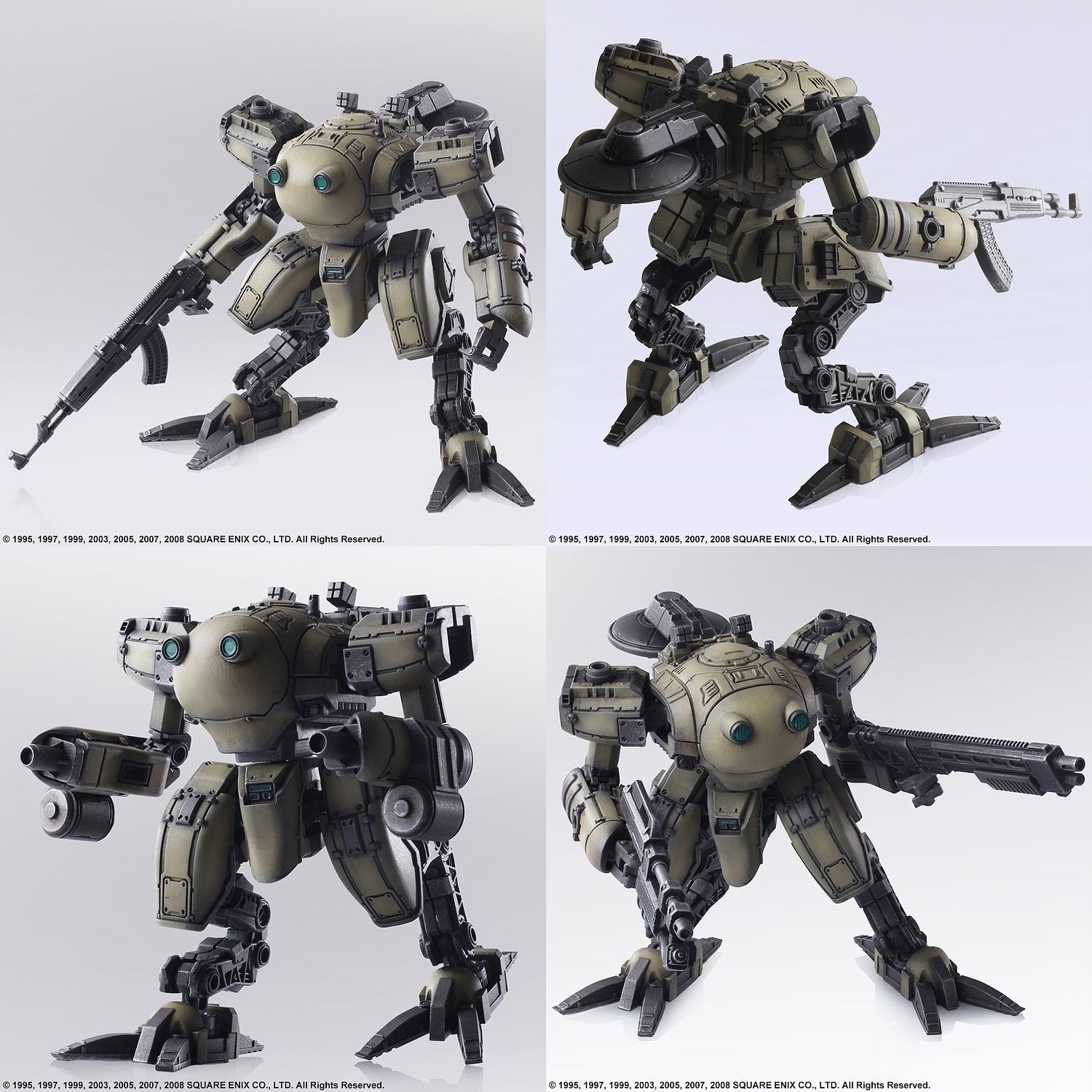 FRONT MISSION 2ST WANDER ARTS (หุ่น4รุ่น) ZENITH URBAN CAMO VER (ยกบ๊อกซ์) ประกอบและทำสีเอง