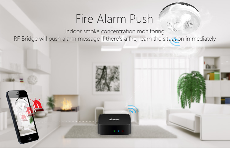 Sonoff RF 433MHz Bridge (ใช้งานกับอุปกรณ์ Sonoff Door and Motion Sensor )