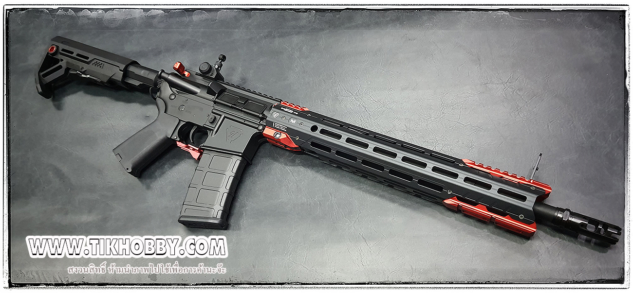 E&C 339 S2 RED ปืนอัดลมไฟฟ้า จาก E&C Stirke Industries -GRIDLOK 15"