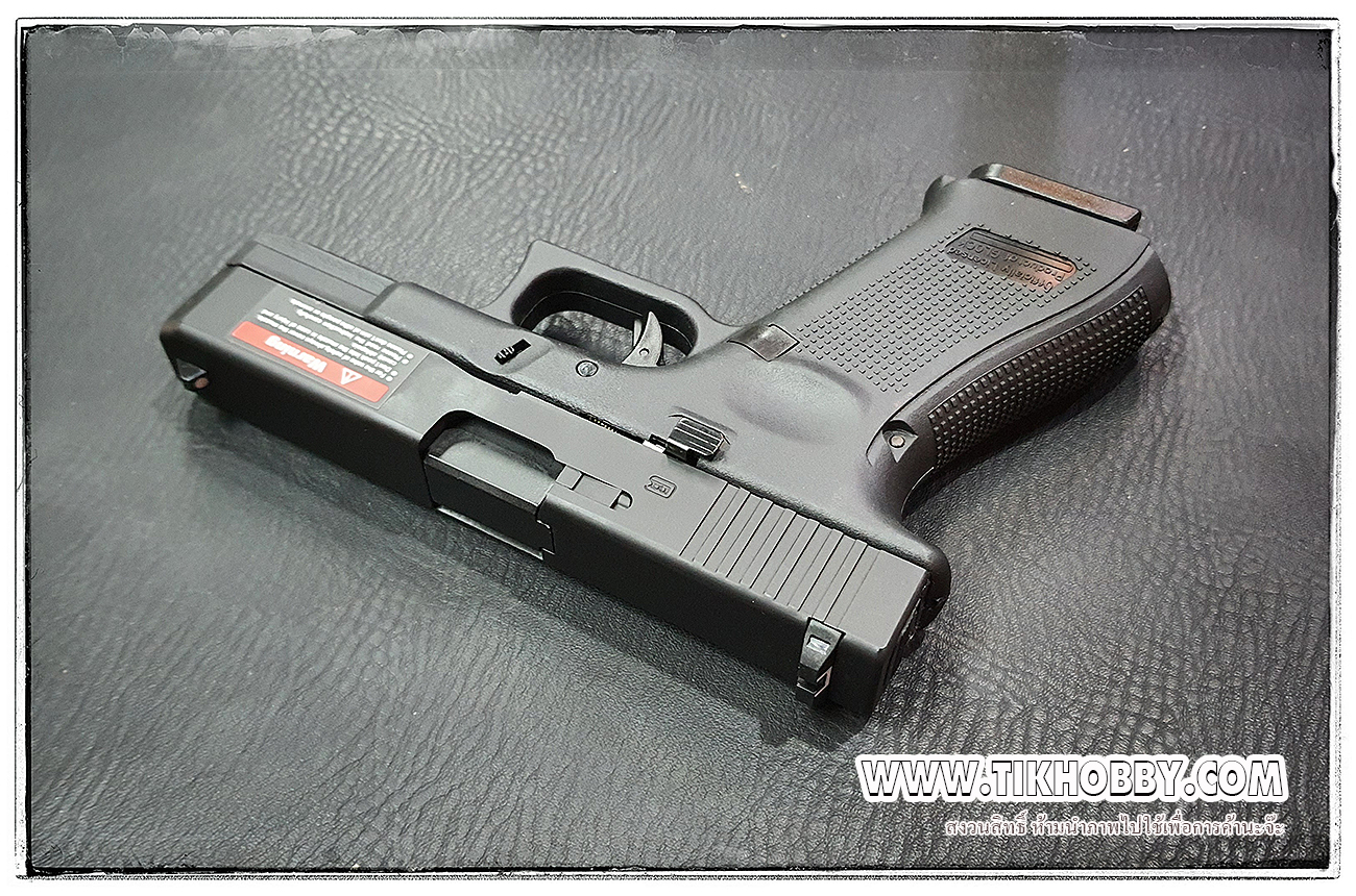 ปืนสั้นระบบแก๊สโบลว์แบล็ค รุ่น G19X E&C สีดำ (1302)