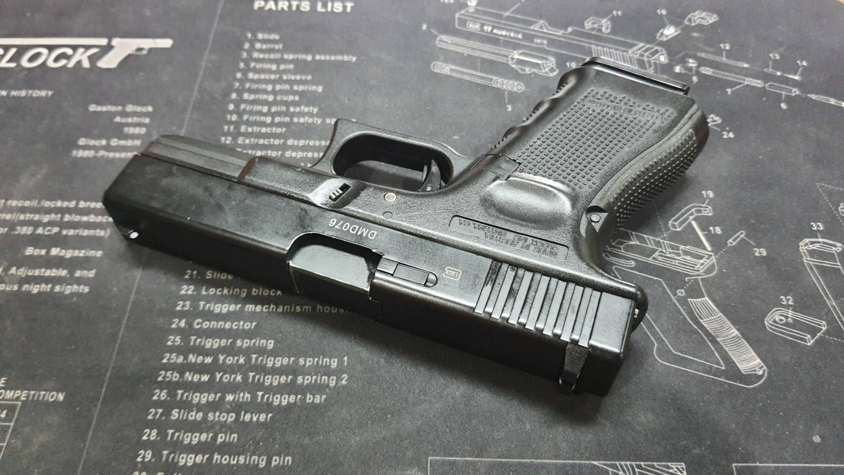 (มือ2) ปืนสั้น Glock19 Gen4 สีดำ Bell