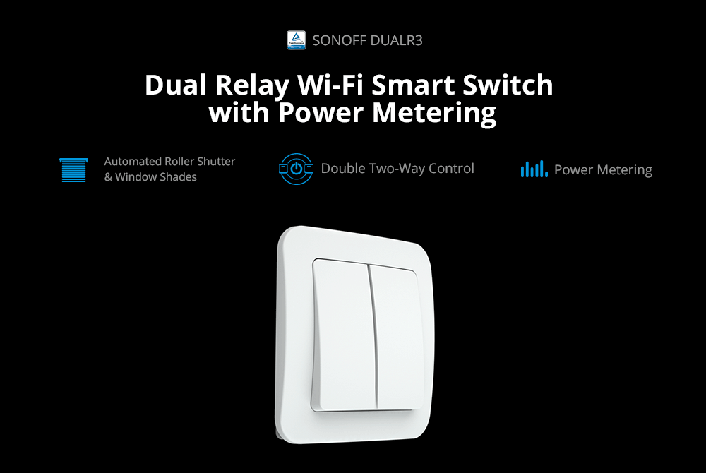 Sonoff DualR3 Dual Relay Two Way Power Metering