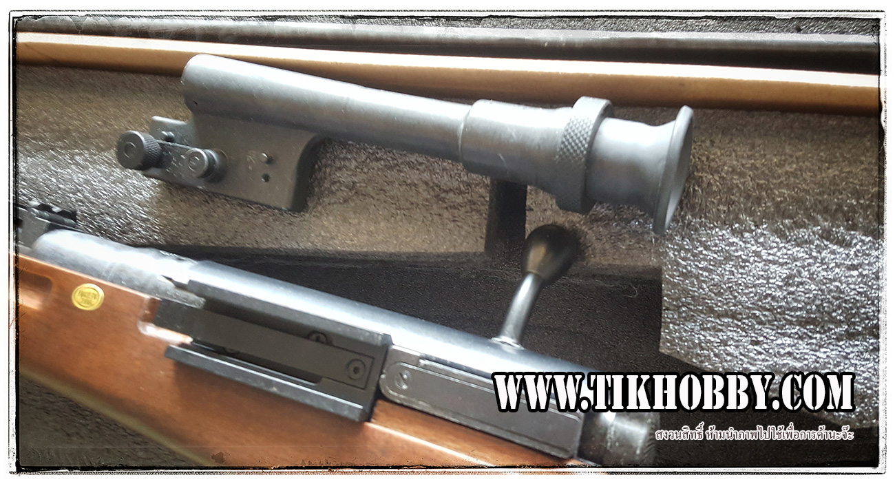 ปืนอัดลมเบาแบบชักยิงทีล่ะนัด รุ่น E97 หรือ T97 เหล็กจริง ไม้แท้ จาก S&T