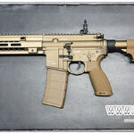 E&C 116 S2 ปืนอัดลมไฟฟ้า จาก E&C สีทราย GEN2 (HK416 Netherlands Maritime SOF)