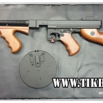 ปืนอัดลมไฟฟ้า CM051 Thompson chicago พร้อมแม๊กจาน (พานท้าย ไม้เทียม)