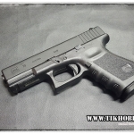 ปืนอัดลม ระบบแก๊สโบลว์แบล็ค รุ่น Glock19 Gen3 สีดำ ระบบแก๊สทั่วไป ค่าย Umarex มาร์คกิ้งครบ