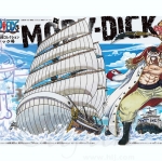 เรือMoby Dick กลุ่มโจรสลัดหนวดขาว จากการ์ตูน One Piece ของแท้ BANDAI แมวทอง