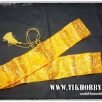 ถุงใส่ดาบผ้าแพร สีเหลือง