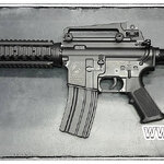 ปืนไฟฟ้ารุ่น M4RIS บอดี้เหล็ก จาก Double Bell DB051 (ไม่รวมแบต)