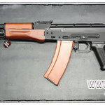 ปืนอัดลม ระบบไฟฟ้า AK74N Blowback ไม้แท้ๆ ท้ายพับ จากจินกง(Jg1010)