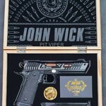 ปืนBB Gun R614-1 Pit Viper + Set กล่องไม้ที่ระลึกจากค่าย Army (John Wick 4 TTI )