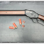 ปืนระบบแก๊สM1887 Long (5นัด) คัดปลอก บอดี้เหล็ก ไม้เทียม จาก Golden Eagle (GE8703)